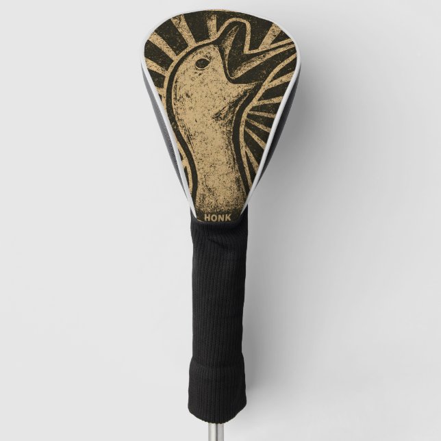 Couvre-club De Golf Honk Goose Funny Duck Chicken Mème (Devant)