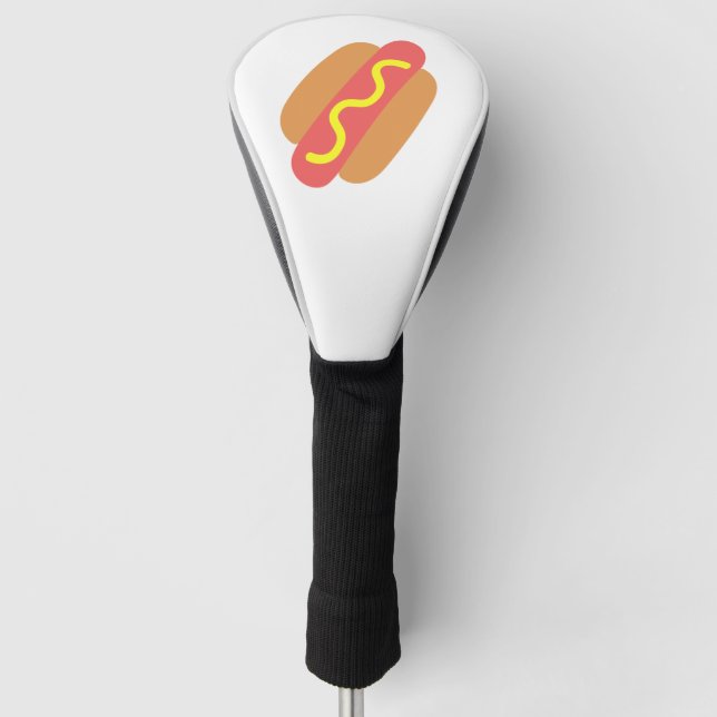 Couvre-club De Golf Hotdog vectoriel simple (Devant)