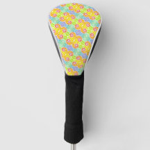 Housse de club de golf en mosaïque Sue