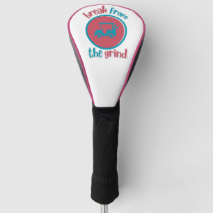 Couvre-club De Golf Housse de conducteur de chariot de golf rose