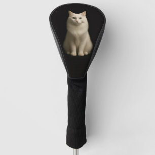 Couvre-club De Golf Housse de driver de golf Black 4 Luxe, chat Turkis