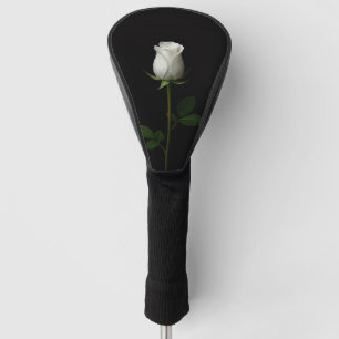 Couvre-club De Golf Housse de driver de golf Black 4 Luxe, Rose Blanch