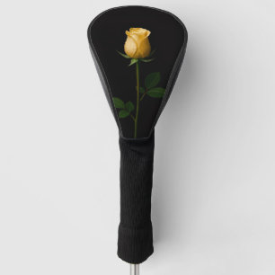 Couvre-club De Golf Housse de driver de golf Black 4 Luxe, Rose jaune 