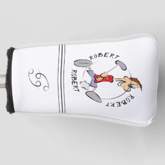 Couvre-club De Golf Housse de driver de golfeur dessin animé personnal