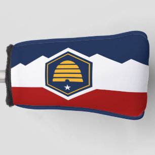 Couvre-club De Golf Housse de putter de golf avec drapeau de l'Utah, É