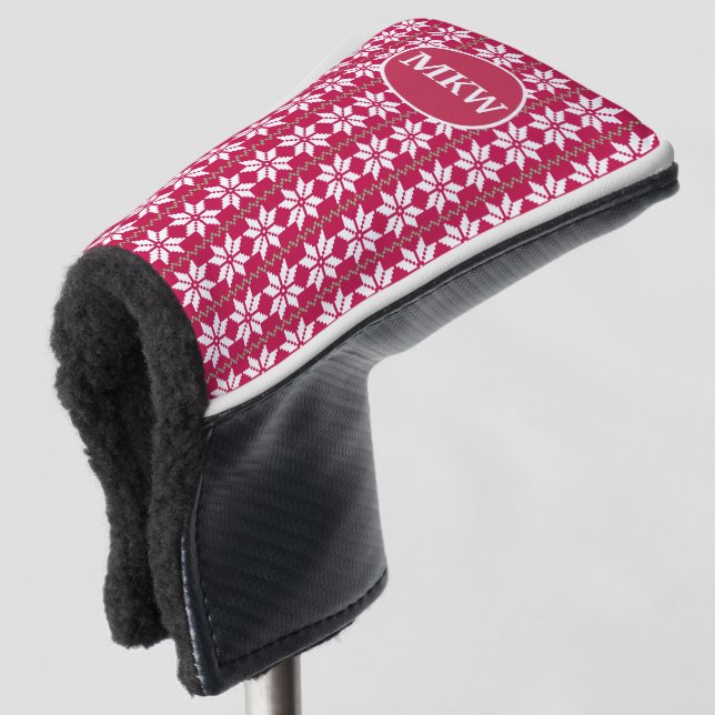 Couvre-club De Golf Housse de tête Customisée Monogramme (Devant 3/4)