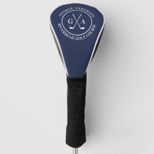 Couvre-club De Golf Housse de tête de club de golf personnalisée Monog