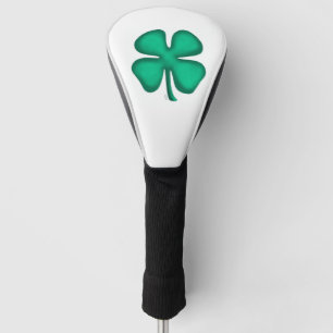 Couvre-club De Golf Housse de tête de conducteur de golf Lucky 4 Leaf 