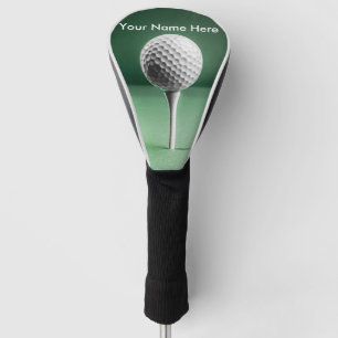 Couvre-club De Golf Housse de tête de golf avec image de balle de golf