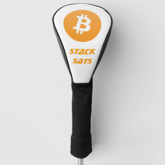Couvre-club De Golf Housse de tête de golf Bitcoin