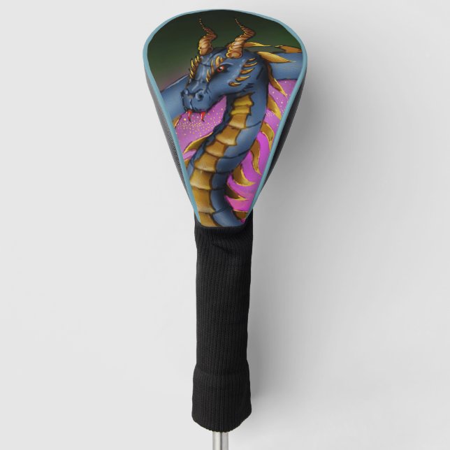 Couvre-club De Golf Housse de tête de golf Dragon (Devant)