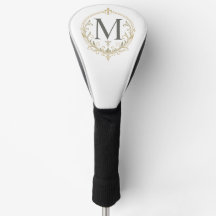 Housse de tête de golf monogramme vintage