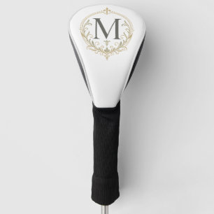 Couvre-club De Golf Housse de tête de golf monogramme vintage