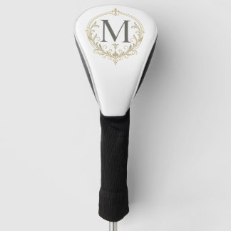 Couvre-club De Golf Housse de tête de golf monogramme vintage