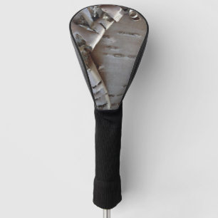 Couvre-club De Golf Housse de tête de golf rustique en écorce de boule