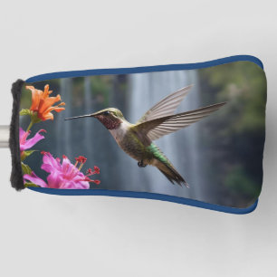 Couvre-club De Golf Hummingbird Waterfall Park, Golf Putter Cover