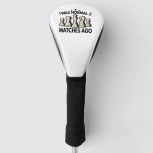 Couvre-club De Golf I Ce qui est normal 2 matches de Funny Chess Lover