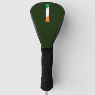 Couvre-club De Golf I Monogramme superposé sur dccn du drapeau irlanda
