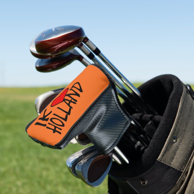 Couvre-club De Golf Ik Heart Holland retour sur ou pcccnt (In Situ)