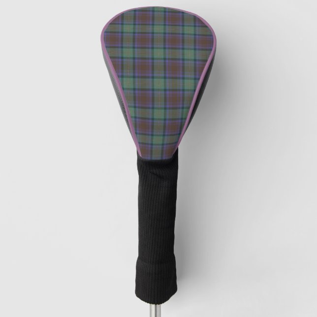 Couvre-club De Golf Île De Skye Tartan Plaid Motif Vert (Devant)