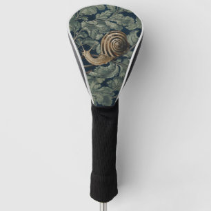 Couvre-club De Golf Illustration Art Nouveau Vintage Escargot Botaniqu