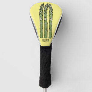Couvre-club De Golf Illustration d'Asparagus