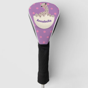 Couvre-club De Golf Illustration d'autruche pour bébé à couver mignon