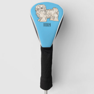Couvre-club De Golf Illustration de dessin de chien de Havan