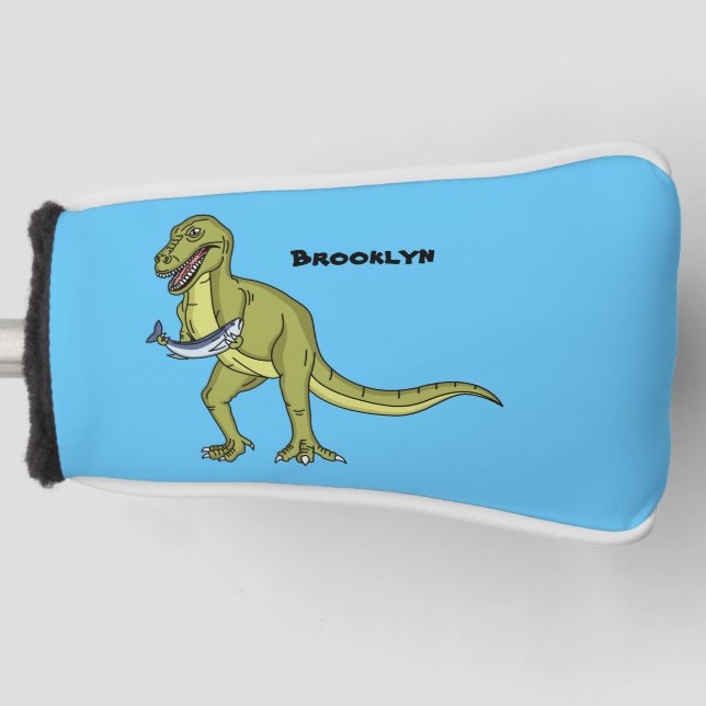 Couvre-club De Golf Illustration de dinosaure T rex drôle (Devant)