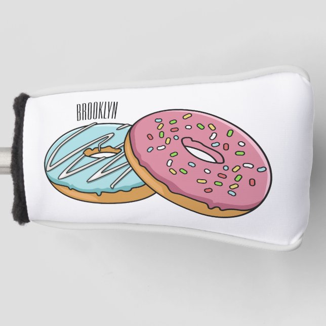 Couvre-club De Golf Illustration de Donut (Devant)