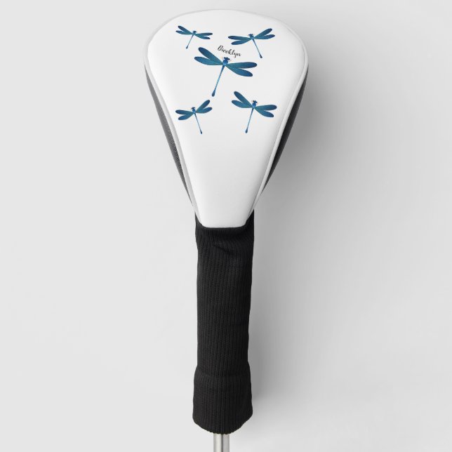 Couvre-club De Golf Illustration de dragonfly (Devant)