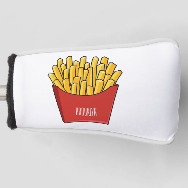 Couvre-club De Golf Illustration de frites (Devant)