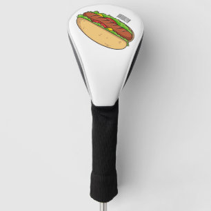 Couvre-club De Golf Illustration de Hot dog