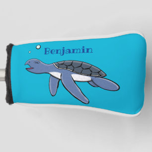 Couvre-club De Golf Illustration de la petite tortue de mer