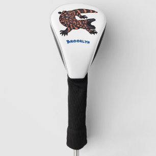 Couvre-club De Golf Illustration de lézard géant affamé