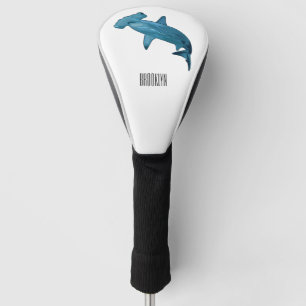 Couvre-club De Golf Illustration de requin marteau