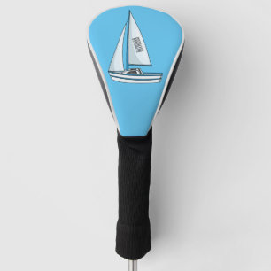Couvre-club De Golf Illustration de voilier