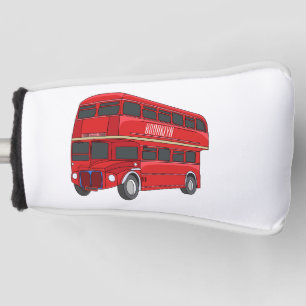 Couvre-club De Golf Illustration d'un bus à deux étages