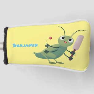 Couvre-club De Golf Illustration d'un insecte du cricket vert mou