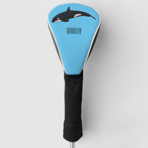 Couvre-club De Golf Illustration d'une baleine tueuse