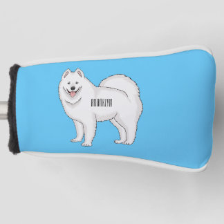 Couvre-club De Golf Illustration Samoyed dog