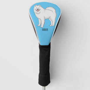 Couvre-club De Golf Illustration Samoyed dog
