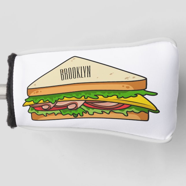Couvre-club De Golf Illustration Sandwich (Devant)