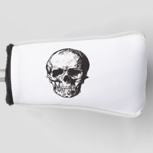 Couvre-club De Golf Imaginaire crâne Art Rock Punk Métal lourd