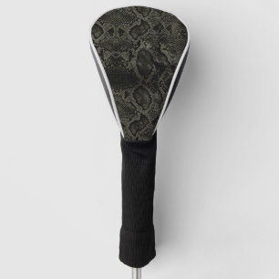 Couvre-club De Golf Impression de serpent noir
