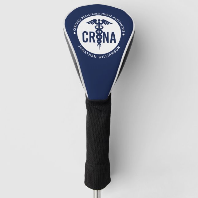 Couvre-club De Golf Infirmière anesthésiste certifiée CRNA personnalis (Devant)