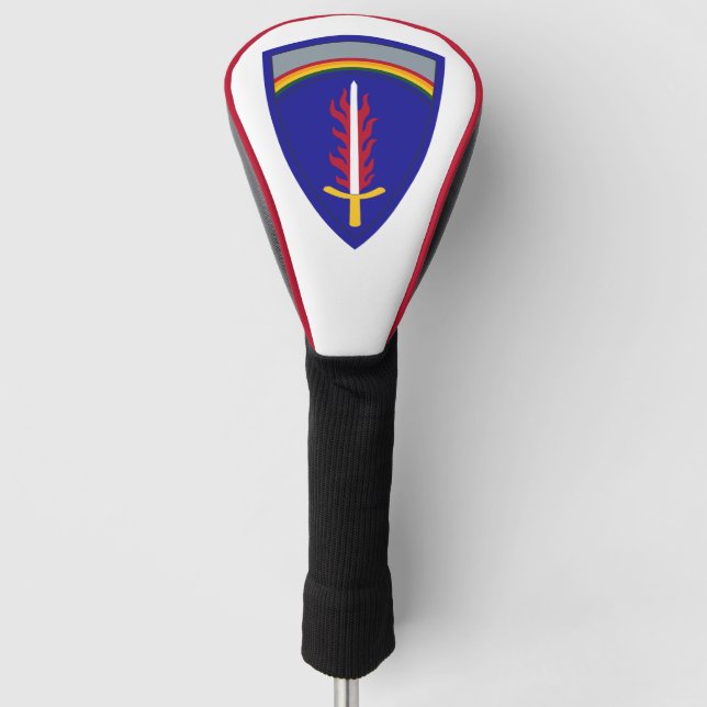 Couvre-club De Golf Insigne Army Europe USAREUR (Devant)