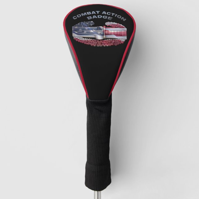 Couvre-club De Golf Insigne d'action au combat (Devant)