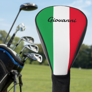 Couvre-club De Golf Italie Drapeau italien Rouge Blanc Vert Italia
