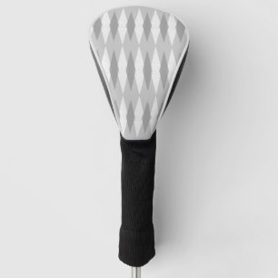 Couvre-club De Golf Jacquard moderne gris du milieu du siècle